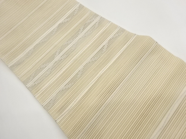 JAPANESE NAGOYA OBI FOR SUMMER / WOVEN GEOMETRIC